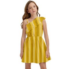 Autumn Kids  One Shoulder Party Dress