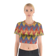 Aztec Cotton Crop Top by nate14shop