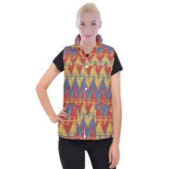 Aztec Women s Button Up Vest by nate14shop