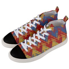 Aztec Men s Mid-top Canvas Sneakers