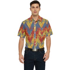 Aztec Men s Short Sleeve Pocket Shirt  by nate14shop