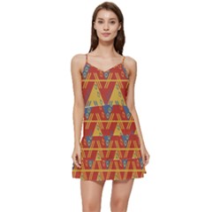 Aztec Short Frill Dress