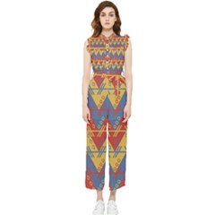 Aztec Women s Frill Top Chiffon Jumpsuit by nate14shop