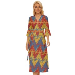 Aztec Midsummer Wrap Dress