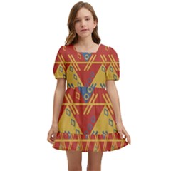 Aztec Kids  Short Sleeve Dolly Dress