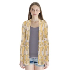 Background Abstract Drape Collar Cardigan