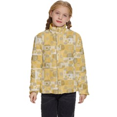 Background Abstract Kids  Puffer Bubble Jacket Coat