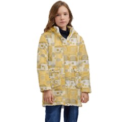 Background Abstract Kid s Hooded Longline Puffer Jacket