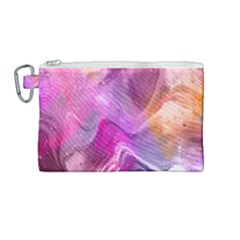 Background-color Canvas Cosmetic Bag (medium)