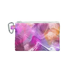 Background-color Canvas Cosmetic Bag (small)