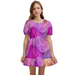 Background-color Kids  Short Sleeve Dolly Dress