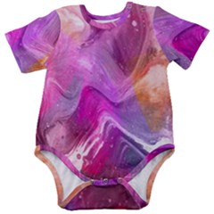 Background-color Baby Short Sleeve Onesie Bodysuit by nate14shop