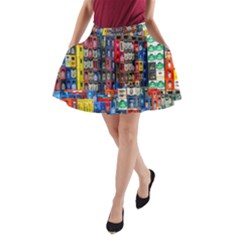 Beverages A-line Pocket Skirt by nate14shop