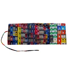 Beverages Roll Up Canvas Pencil Holder (s) by nate14shop