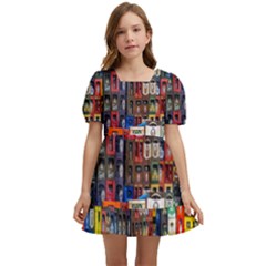 Beverages Kids  Short Sleeve Dolly Dress