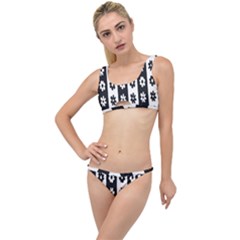 Black-and-white-flower-pattern-by-zebra-stripes-seamless-floral-for-printing-wall-textile-free-vecto The Little Details Bikini Set