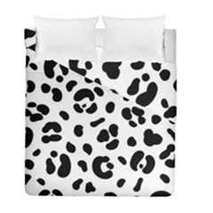 Blak-white-tiger-polkadot Duvet Cover Double Side (full/ Double Size)