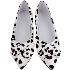 Blak-white-tiger-polkadot Women s Bow Heels by nate14shop