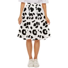 Blak-white-tiger-polkadot Classic Short Skirt by nate14shop