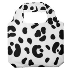 Blak-white-tiger-polkadot Premium Foldable Grocery Recycle Bag by nate14shop