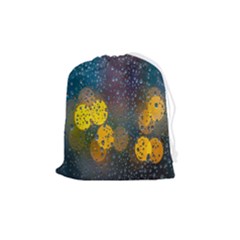 Bokeh Drawstring Pouch (medium) by nate14shop