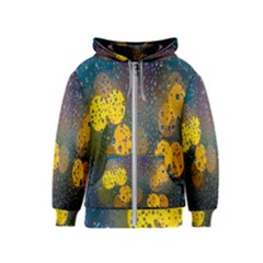 Bokeh Kids  Zipper Hoodie by nate14shop