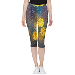 Bokeh Inside Out Lightweight Velour Capri Leggings 