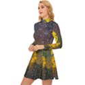 Bokeh Long Sleeve Velour Longline Dress View2