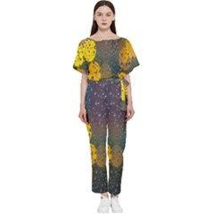 Bokeh Batwing Lightweight Chiffon Jumpsuit by nate14shop