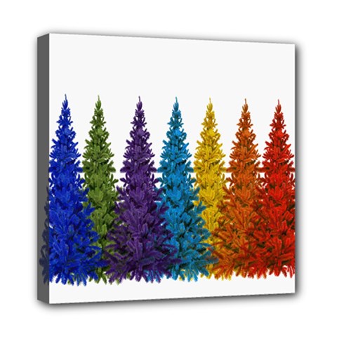 Christmas-002 Mini Canvas 8  X 8  (stretched) by nate14shop