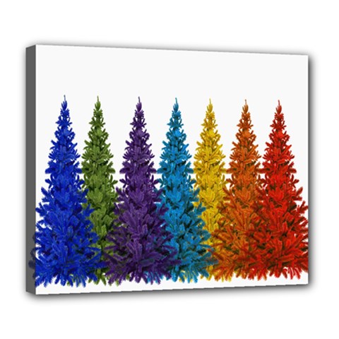 Christmas-002 Deluxe Canvas 24  X 20  (stretched) by nate14shop