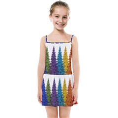 Christmas-002 Kids  Summer Sun Dress by nate14shop