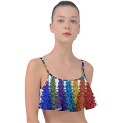 Christmas-002 Frill Bikini Top by nate14shop