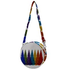 Christmas-002 Crossbody Circle Bag