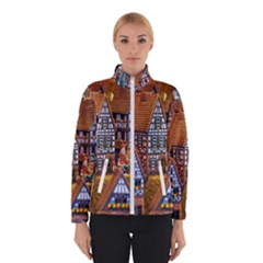 Christmas-motif Women s Bomber Jacket