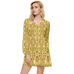 Cloth 001 Tiered Long Sleeve Mini Dress by nate14shop