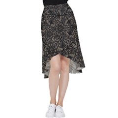 Cloth-002 Frill Hi Low Chiffon Skirt by nate14shop