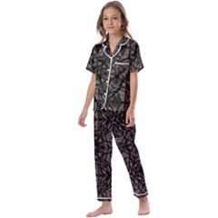 Cloth-3592974 Kids  Satin Short Sleeve Pajamas Set by nate14shop