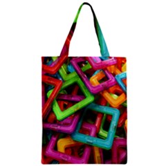 Construction-set Zipper Classic Tote Bag