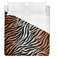 Cuts  Catton Tiger Duvet Cover (queen Size) by nate14shop