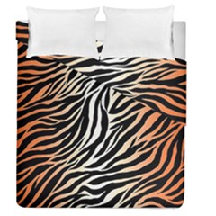 Cuts  Catton Tiger Duvet Cover Double Side (queen Size) by nate14shop