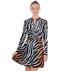 Cuts  Catton Tiger Long Sleeve Panel Dress by nate14shop