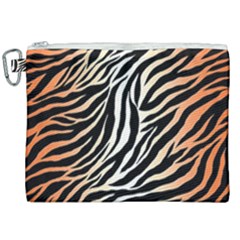 Cuts  Catton Tiger Canvas Cosmetic Bag (xxl) by nate14shop