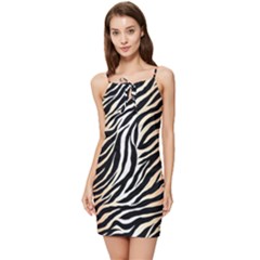 Cuts  Catton Tiger Summer Tie Front Dress by nate14shop