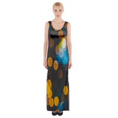 Desktop Thigh Split Maxi Dress