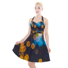 Desktop Halter Party Swing Dress 