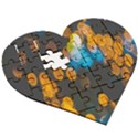 Desktop Wooden Puzzle Heart View3