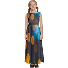 Desktop Kids  Satin Sleeveless Maxi Dress by nate14shop