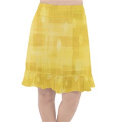 Digital-paper Fishtail Chiffon Skirt by nate14shop