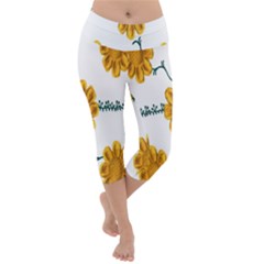 Easter Lightweight Velour Capri Yoga Leggings